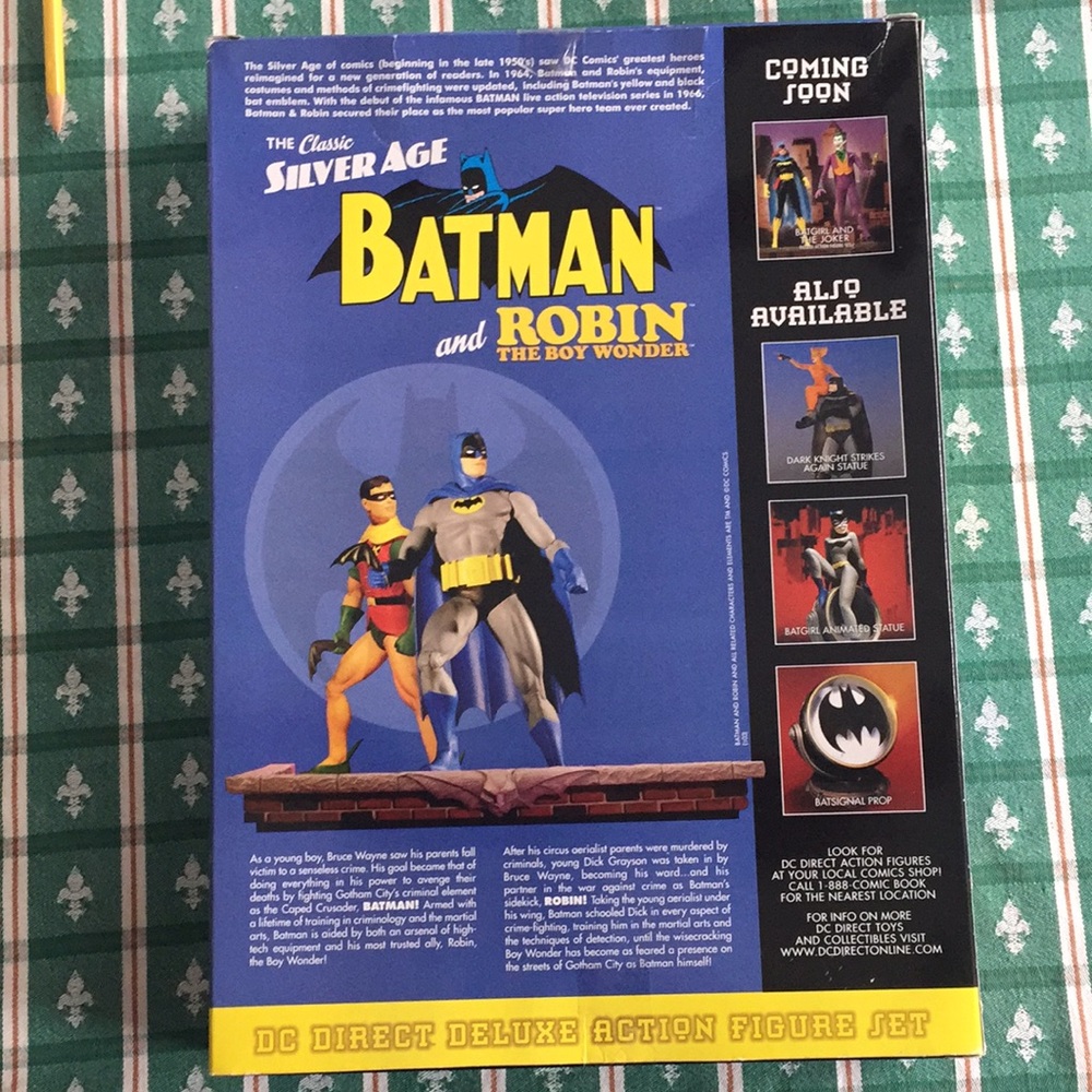 Vintage sealed DC  Deluxe Classic Batman & Robin - Picture 2 of 3